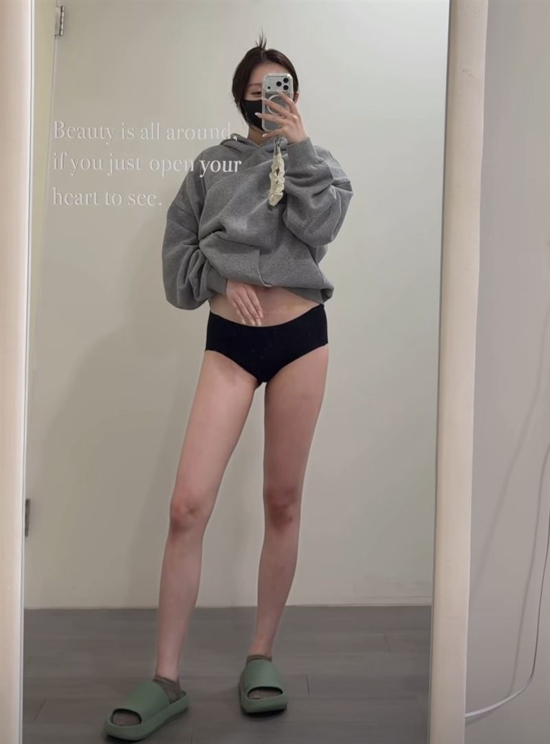 篠崎泫透露肚子變大。（圖／翻攝自IG @hsyan0625）