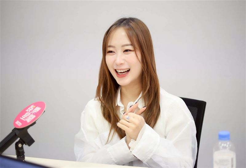 YouTuber咪蕾談頻道收入。（圖／記者鄭孟晃攝影）