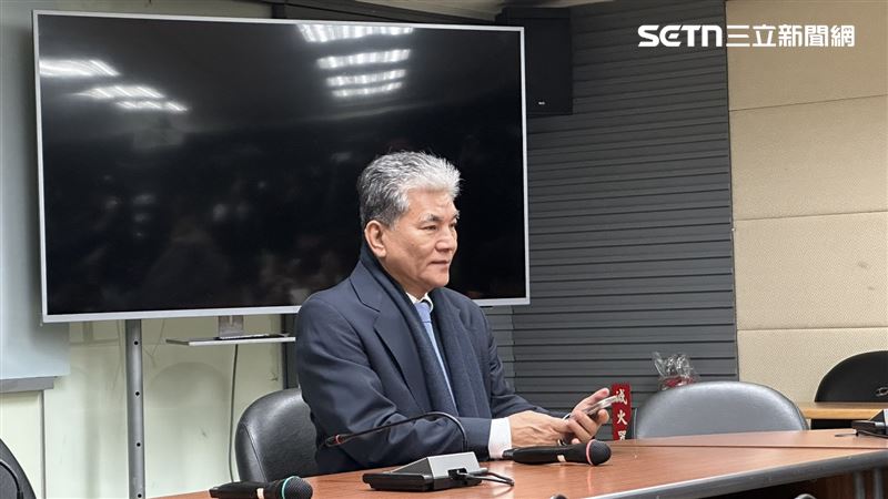 蕭旭岑、李鴻源於國政基金會針對兩岸交流事項召開記者會 （圖／記者詹宜廷攝影）