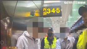 北市王翁搭捷運不滿潘男未禮讓優先席，竟出手打傷對方。（圖／翻攝畫面）