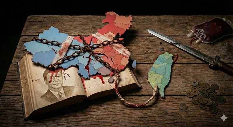 德國墨卡托中國研究中心（MERICS）資深研究員宋高祖在接受《三立新聞網》獨家採訪時分析，台灣問題雖然對習近平來說很煩人，但只要台灣不邁向實質的法理台獨（即他所謂的「癌變」），習近平並無迫切處理的意願，因為動手術本身可能導致「大失血」。（圖／GEMINI生成示意圖）