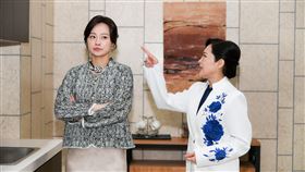 璟宣與林秀玲兩人第一次合作卻默契十足。（圖／三立）