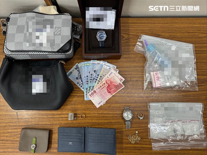 方嫌專挑愛馬仕、LV偷，落網只剩不到10樣。（圖／翻攝畫面）