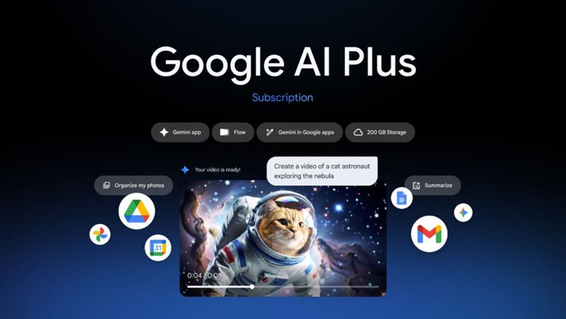 Google AI Plus正式在台推出。（圖／Google提供）