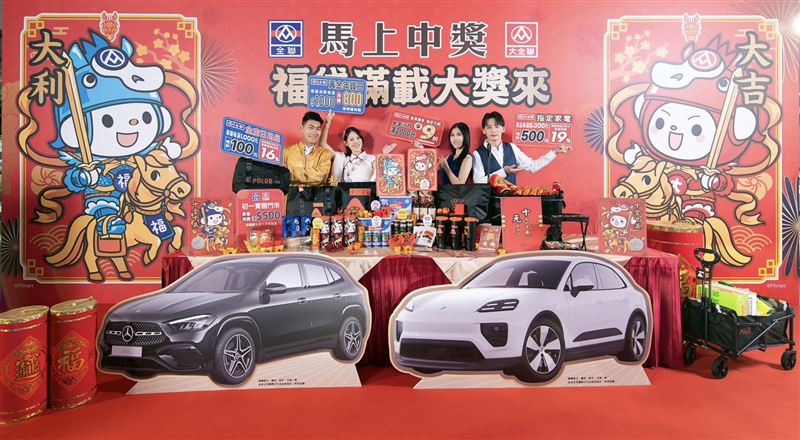 全聯攜手美國戶外生活風格品牌推出3款福袋。(圖／全聯提供）