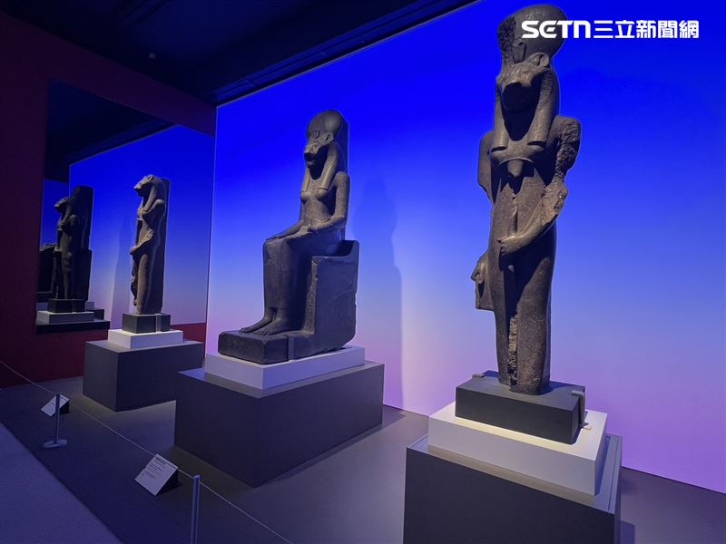 奇美博物館「埃及之王：法老」展覽，尚未開展就已經先引起討論。（圖／記者林昱孜攝影）