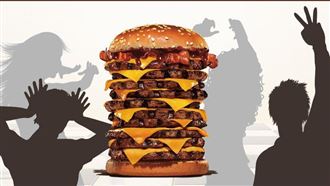 等你來！漢堡王十層牛肉堡限時挑戰免費吃