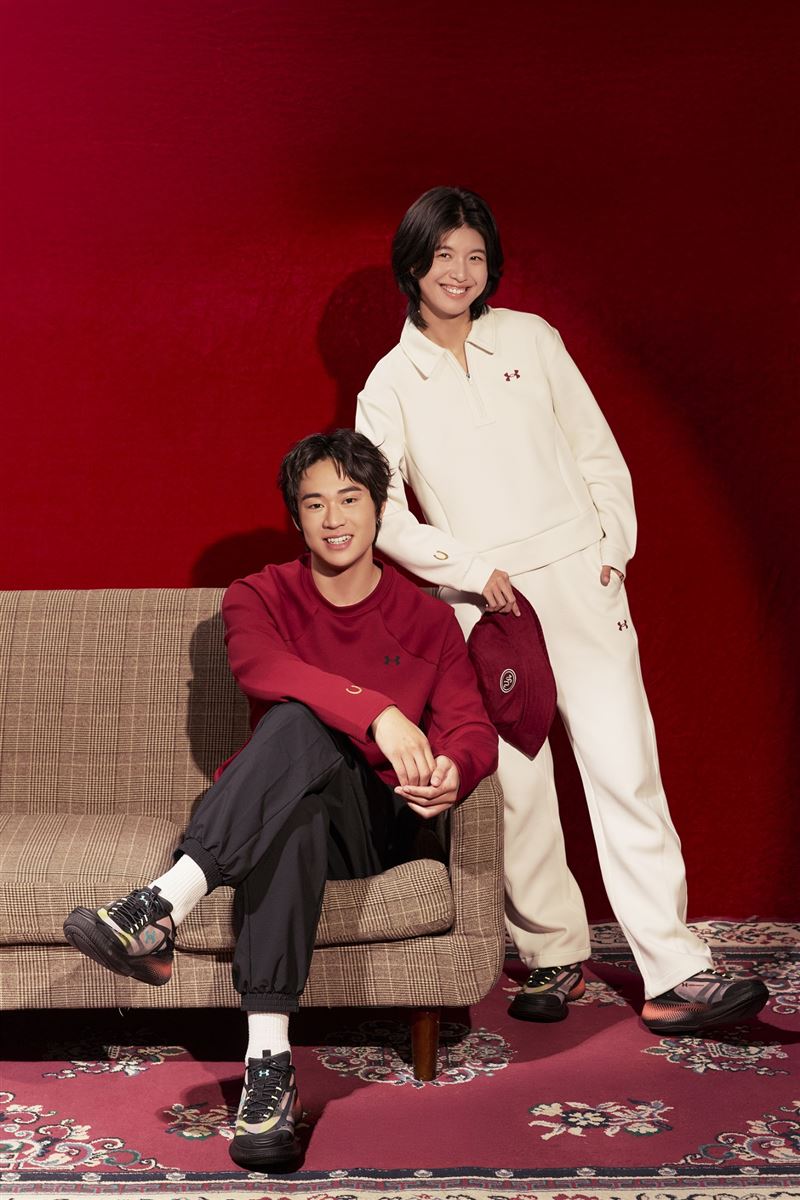 UNDER ARMOUR 2026馬年新春限定系列注入奔馳能量。（圖／品牌業者提供）