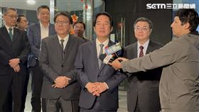 賴清德出席民進黨中央尾牙，受訪回應陳菊辭去監察院長一事（圖／記者劉秀敏攝影）