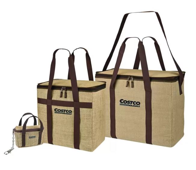 好市多上架一款「麻布保冷購物袋」2+1組合，引發熱議。（圖／翻攝自好市多官網）