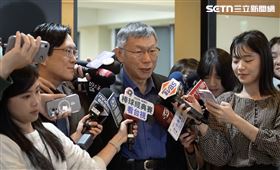 柯文哲出席第五屆「眾智成城」博、碩士論文獎啟動暨徵件記者會。（圖／翻攝畫面）