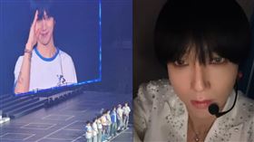 SUPER JUNIOR出道20週年巡演來到高雄巨蛋，粉絲期待已久的見面時刻，不僅演唱會精彩落幕，更因團員藝聲的一句台語告白，掀起網路粉絲熱淚狂潮，瞬間成為社群焦點。（圖／翻攝自藝聲IG）