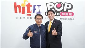台南市長黃偉哲接受《POP撞新聞》主持人黃暐瀚專訪（圖／《POP撞新聞》提供） 