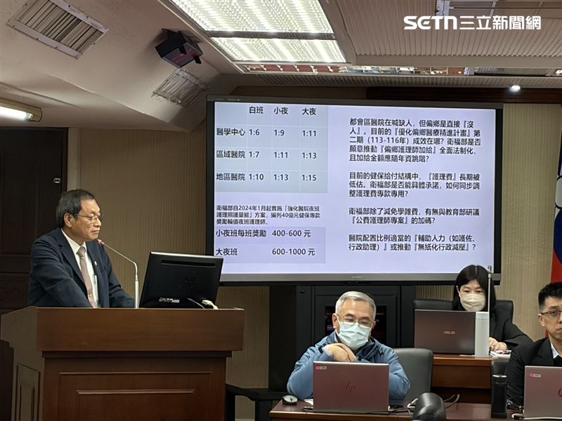 立委蘇清泉認為,醫師加班、值班費免稅問題一定要解決。(圖/記者簡浩正攝影)