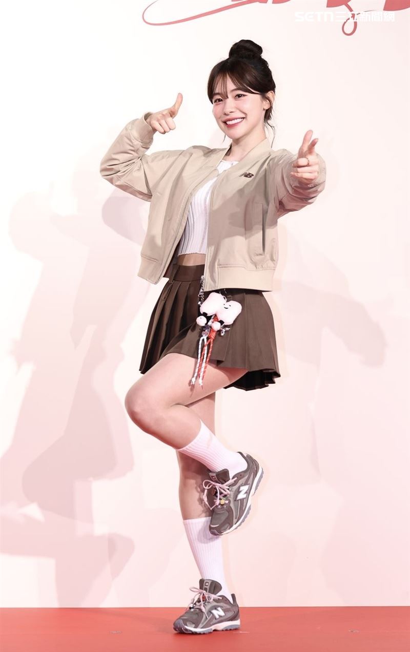 李多慧全中文受訪，中文嚇嚇叫。（圖／記者鄭孟晃攝影）