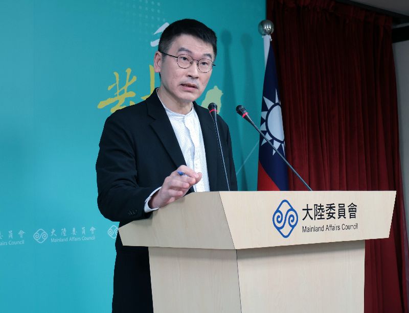 陸委會發言人梁文傑指出，2024至2025年，台灣赴中遭限制人身自由者達160人，其中有114人涉及詐騙案件。（圖／中央社）