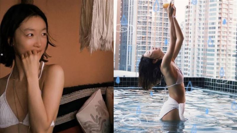 周冬雨泳裝照震撼全網,零修圖真實身材曝