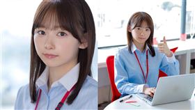 SOD正妹員與田日影的AV處女作正式發售，AV達人一劍浣春秋看後大讚，衣服脫下來讓人驚艷。（圖／翻攝自Ｘ）