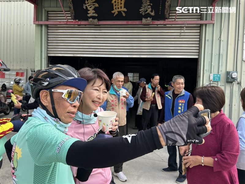 陳亭妃「鐵馬感恩行」抵下營謝票：拚府城400年來第一位女市長（圖／翻攝畫面）