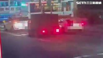 閃避違停車輛　北市公車擦撞國道遊覽車