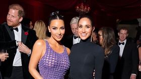 英國哈利王子和妻子梅根受邀參加金卡戴珊（Kim Kardashian）母親的生日派對。（圖／翻攝自X平台）