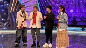 歐漢聲(左起)、胡瓜、翁立友、陳亞蘭同台。（圖／華視提供）