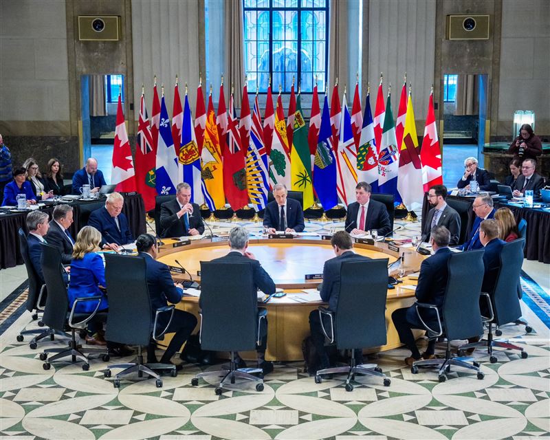 加拿大總理卡尼29日與各省省長開會，他在X平台發文:「當我們團結一起，加拿大會更加強大、繁榮且安全。」字字句句，顯然劍指美國煽動分離勢力的陰謀。（圖／翻攝自X平台 @MarkJCarney）