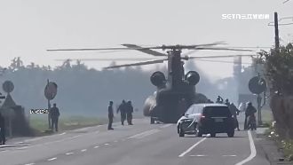 停等平交道不稀奇！潮州人等直升機起飛