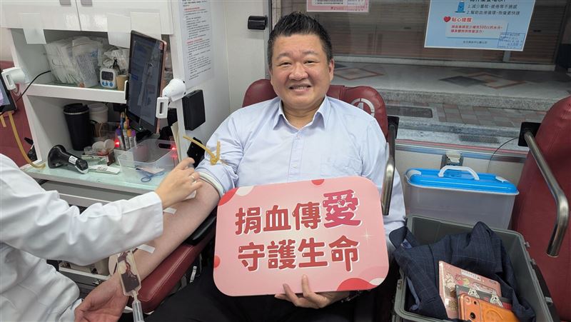 賴清德關心血庫告急 綠攜手社團做公益