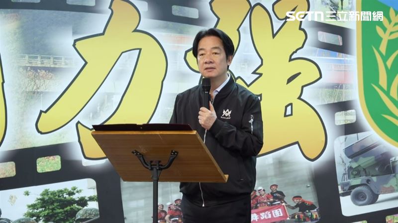 賴清德赴花蓮視導　國軍「這臂章」成亮點