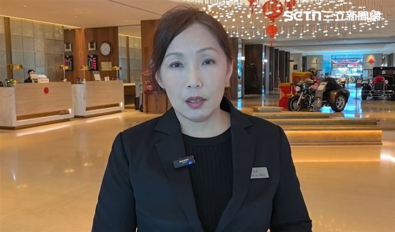 桃園喜來登飯店公關，於30日出面回應。（圖／翻攝畫面）