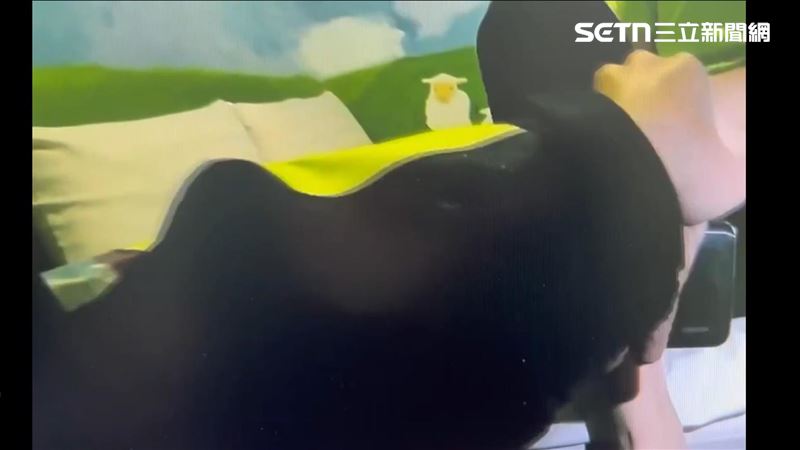 北市廖姓通緝犯在旅館玩躲貓貓，游姓警員在閣樓找到他。（圖／翻攝畫面）