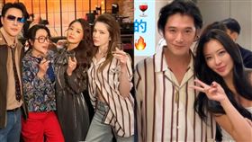 許瑋甯與邱澤穿同一件襯衫。（圖／翻攝自threads）