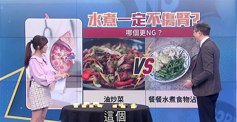 腎臟科醫師洪永祥提醒，餐餐水煮沾高油、高鹽、高糖醬料最傷腎，建議以天然調味品烹調。（示意圖／翻攝自YT祝你健康）