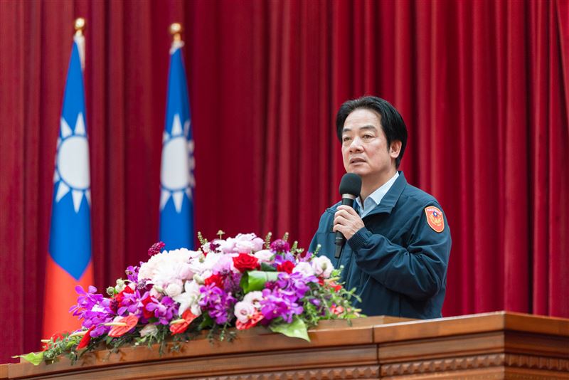 總統賴清德出席「警政署115年第1次署務會報」（圖／總統府提供）