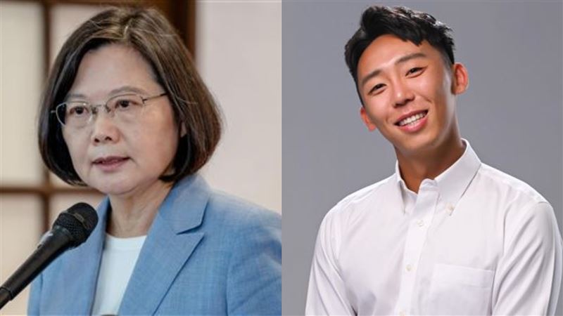 蔡正元稱2028年蔡英文（左）不排除參選總統，被蔡英文前幕僚范綱皓（右）打臉。（組圖／總統府提供、翻攝自范綱皓臉書）