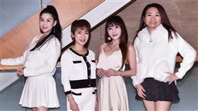 「F40」艾軒（左起）、關關、王宥忻、Cony。（圖／女神愛啪啪提供）