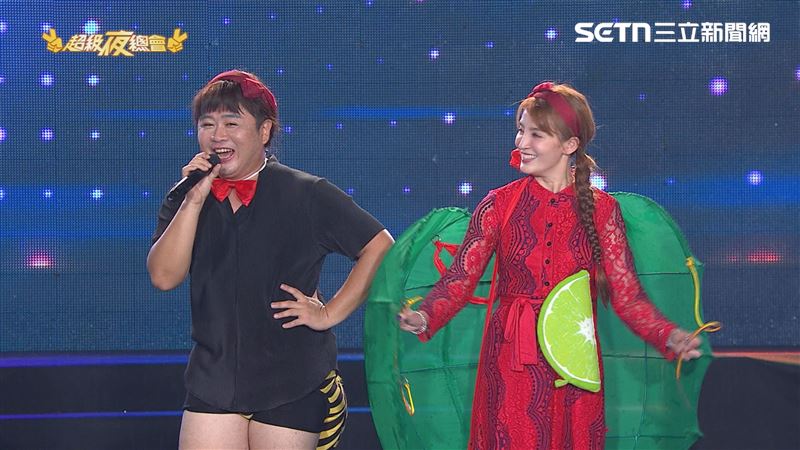 陳昭瑋與江泳錡組成「檸檬少女組」(圖/超級夜總會提供)