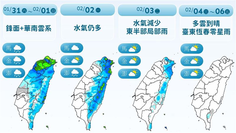 週末雨最大!冷空氣最低溫探10度凍到這天
