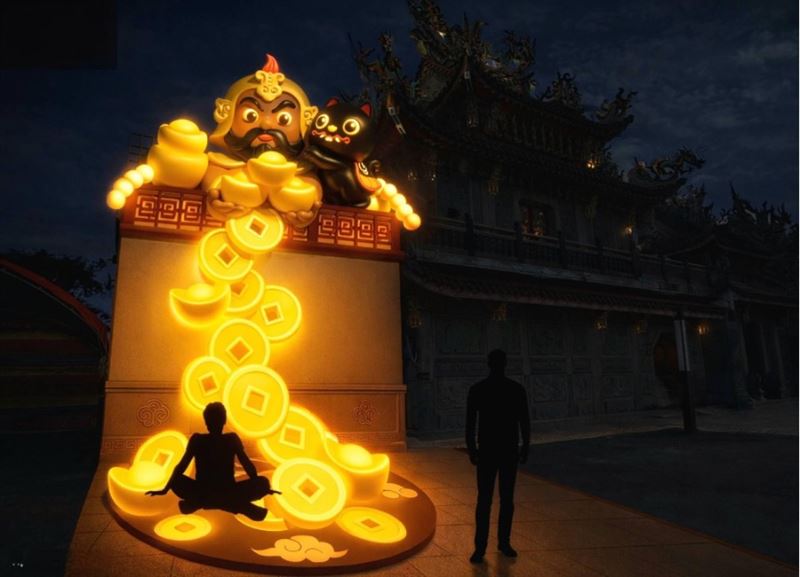 虎你財源滾滾（圖／翻攝自北港武德宮-財神開基祖廟粉絲專頁）