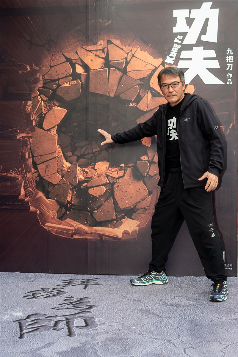 戴立忍首次參與電影公開宣傳活動。（圖／麻吉砥加提供）