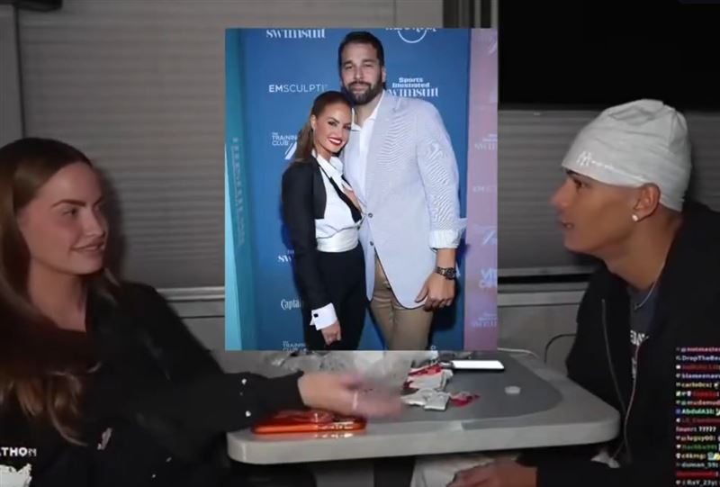 網紅海莉貝莉在直播中公開和前NFL球星卡利爾離婚的原因，引起網友熱議。（圖／翻攝自X平台 @@KillaKreww）