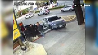 板橋車站旁行車糾紛　駕駛遭4人圍毆