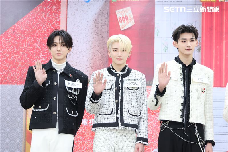 &amp;TEAM成員FUMA（左起）、YUMA、JO。（圖／記者鄭孟晃攝影）
