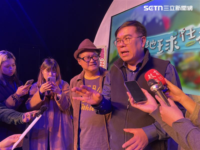 趙自強、彭啟明合作的繪本親子舞台劇「2026地球任務：我們都是守言超人」。（圖／記者趙浩雲攝影）