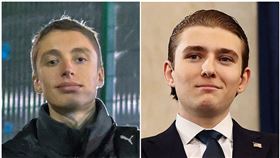 馬特維魯米安采夫（左圖）對前女友動粗，巴倫（右圖）接到女子的視訊求救電話後，跨海向英國警方報案。（翻攝X@Cultination_）