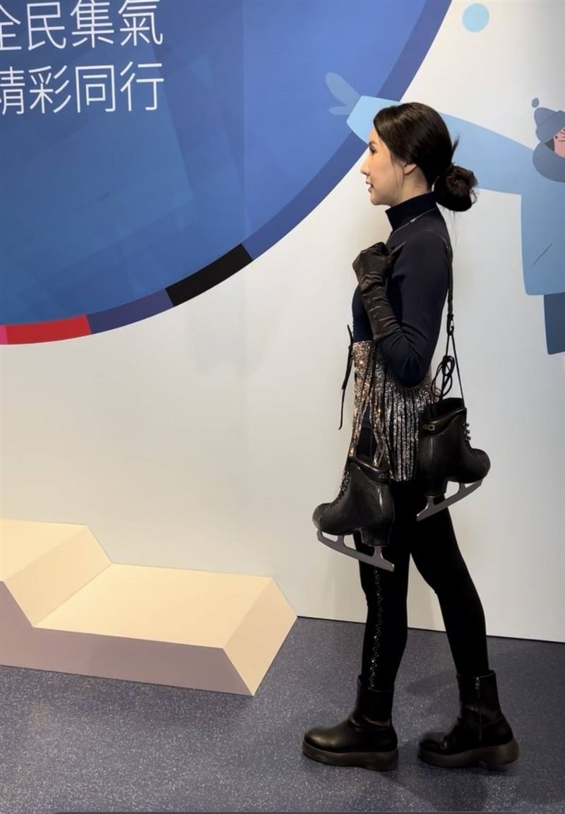 被問到是否曾考慮轉行當啦啦隊時，田依甯笑著回應，自己早已是「全運動的啦啦隊」。（圖／田依甯經紀人提供）