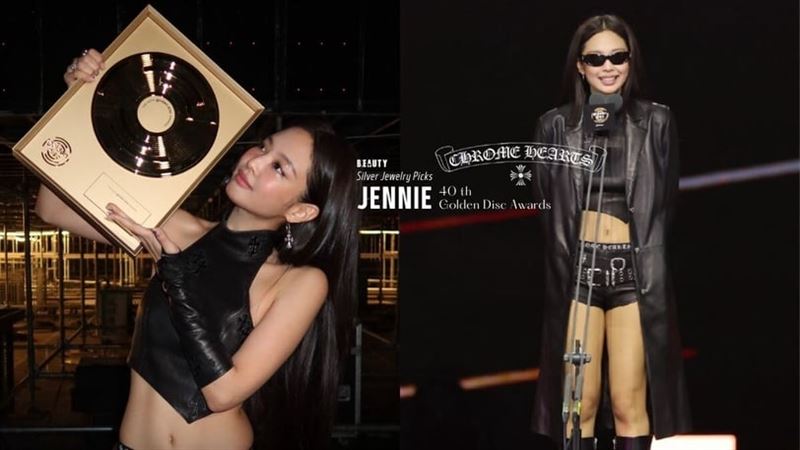 2026金唱片Jennie同款「克羅心」銀飾整理