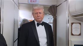 川普在空軍一號受訪稱習近平是中國唯一的老大。（圖／翻攝畫面）