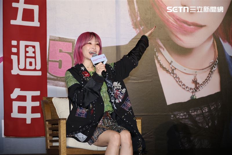 LiSA來台宣傳。（圖／記者鄭孟晃攝影）